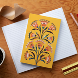 Golden Floral Classic Layflat Journal Notebook