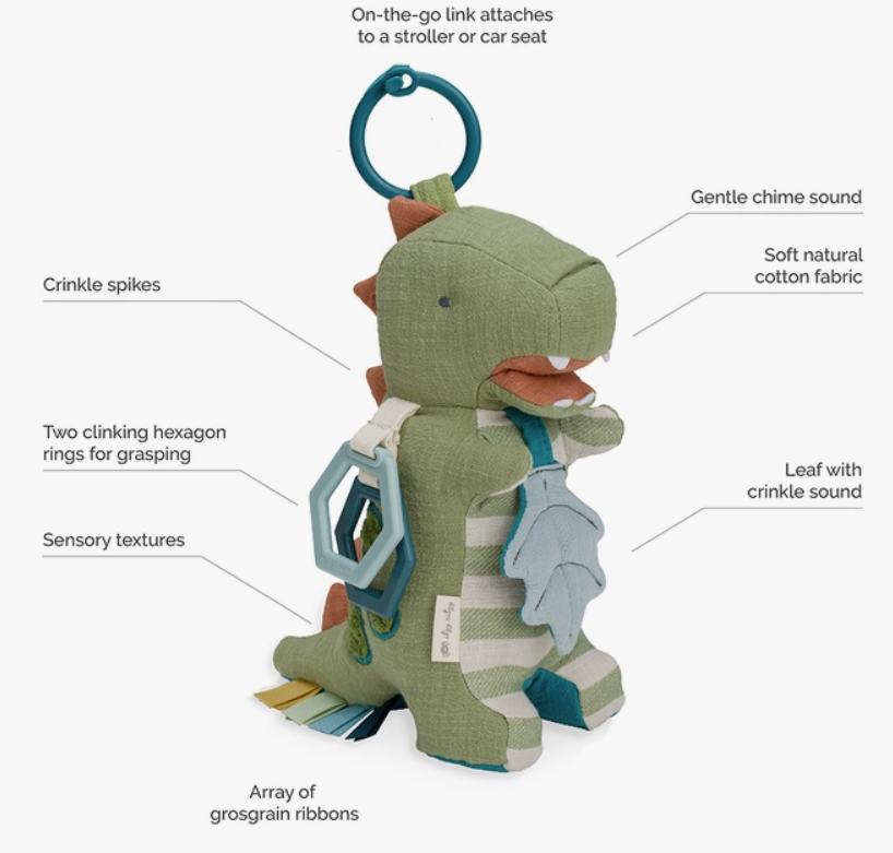 Link & Love Activity Plush with Teether Toy - 4 Styles