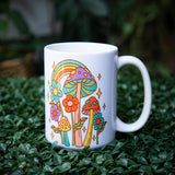 Groovy Retro Mushroom Mug - 5 Styles