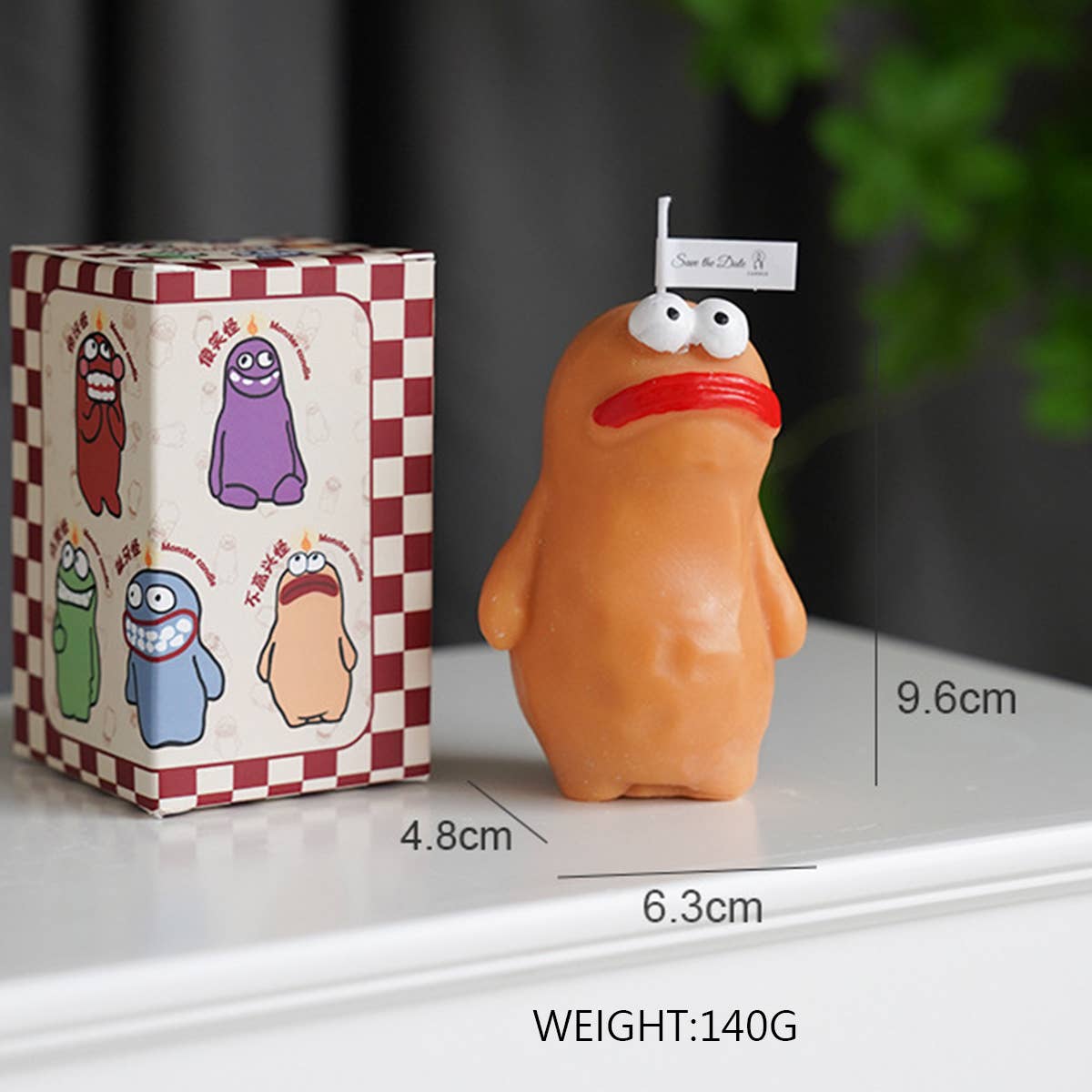 Cartoon Clay Monster Candle - 5 Styles