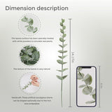 Artificial Eucalyptus Single Stem