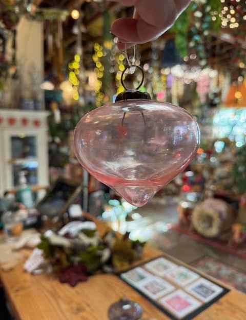 Glass Droplet Ornament - 5 Colors