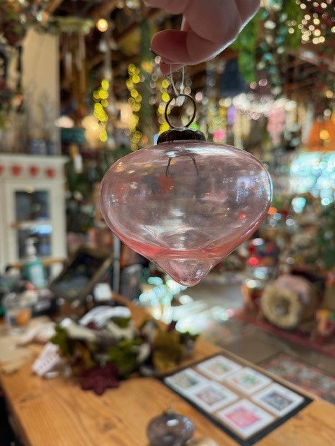Glass Droplet Ornament - 5 Colors