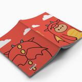 Smoko Tayto Dragon Layflat Journal Notebook