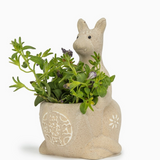 Stoneware Animal Planters - 3 Styles