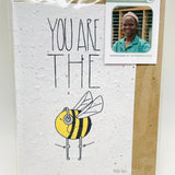 Growing Paper greeting card - Bee's Knees
