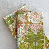 Dragonfly Garden Cloth Napkins, set of four