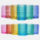 Hobnail Drinking Glasses  - 6 Colors/2 Sizes