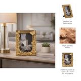4 x 6 Gold Resin Spring Time Frame