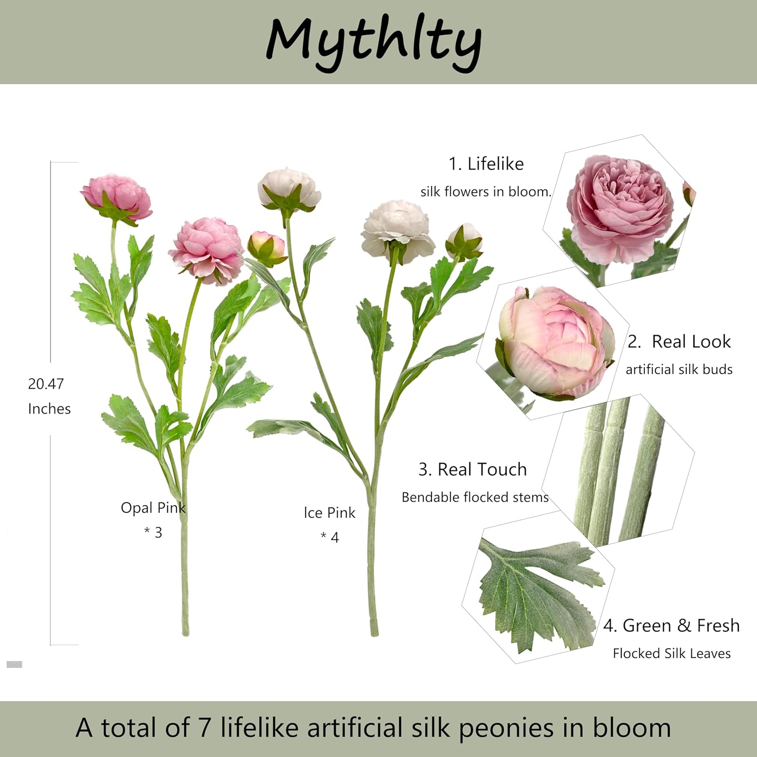 Faux Peonies