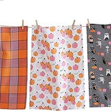 Costume Cat Pumpkin Towel