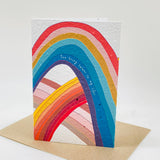 Rainbow Growing Paper Greeting Card