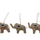 Wool Elephant Ornament - 3 Styles