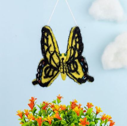 Felt Tiger Swallowtail Ornament