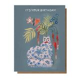 Cat With Bowtie Birthday Card
