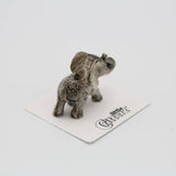 Savanna African Elephant Calf Porcelain Miniature