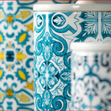 Portuguese Print Canister - 3 Sizes