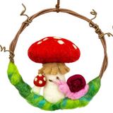 Felted Wool Forest Ring - 8 Styles