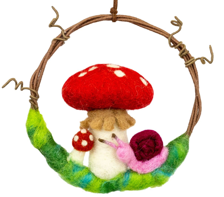 Felted Wool Forest Ring - 8 Styles