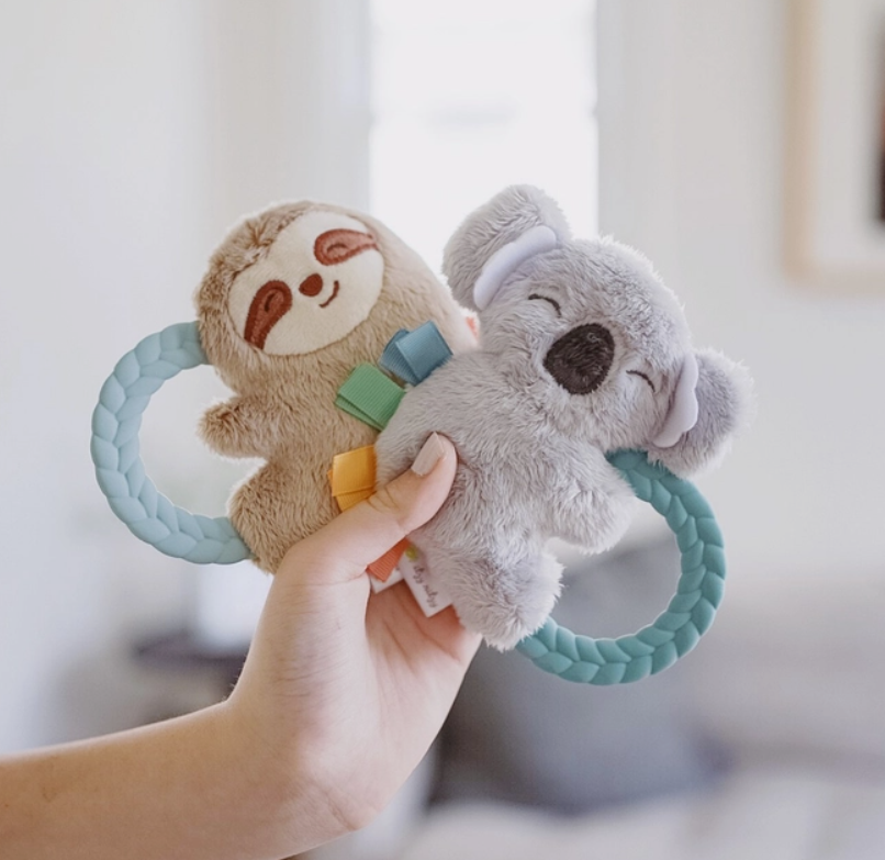 Ritzy Rattle Pal™ Plush Rattle Pal with Teether - 4 Styles
