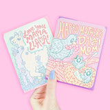 Mama Llama Greeting Card