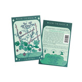 Cilantro Coriander Tarot Seed Packet