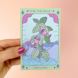 Oregano Tarot Garden + Gift Seed Packet