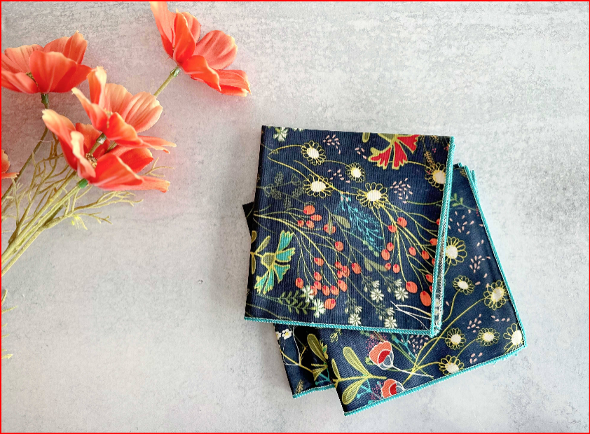 Cocktail Cloth Napkins - 3 Styles