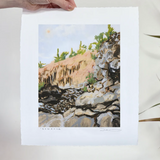 Bedrock Print by Noelle Phares