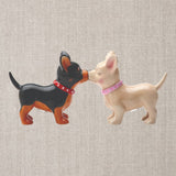 Pucker Up Pups Salt and Pepper Shaker Set