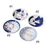 Lucky Cat Ceramic Trinket Dish