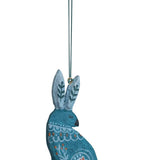 Paper Mache Rabbit Ornament