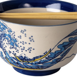 24oz Ramen Noodle Bowls with Chopsticks - 2 Styles