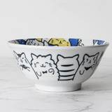 Bunch of Cats or Dogs Porcelain Bowl
