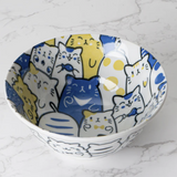 Bunch of Cats or Dogs Porcelain Bowl