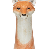 Animal Hand-Painted Stoneware Vases - 6 Styles