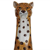 Animal Hand-Painted Stoneware Vases - 6 Styles