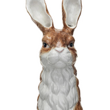 Animal Hand-Painted Stoneware Vases - 6 Styles