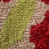 20" Square Fabric Tufted Indoor/Outdoor Pillow with Flowers