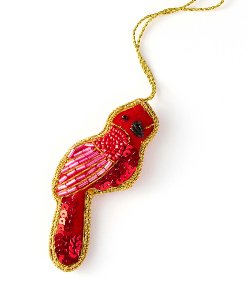 Larissa Plush Beaded Felt Ornaments - 14 Styles