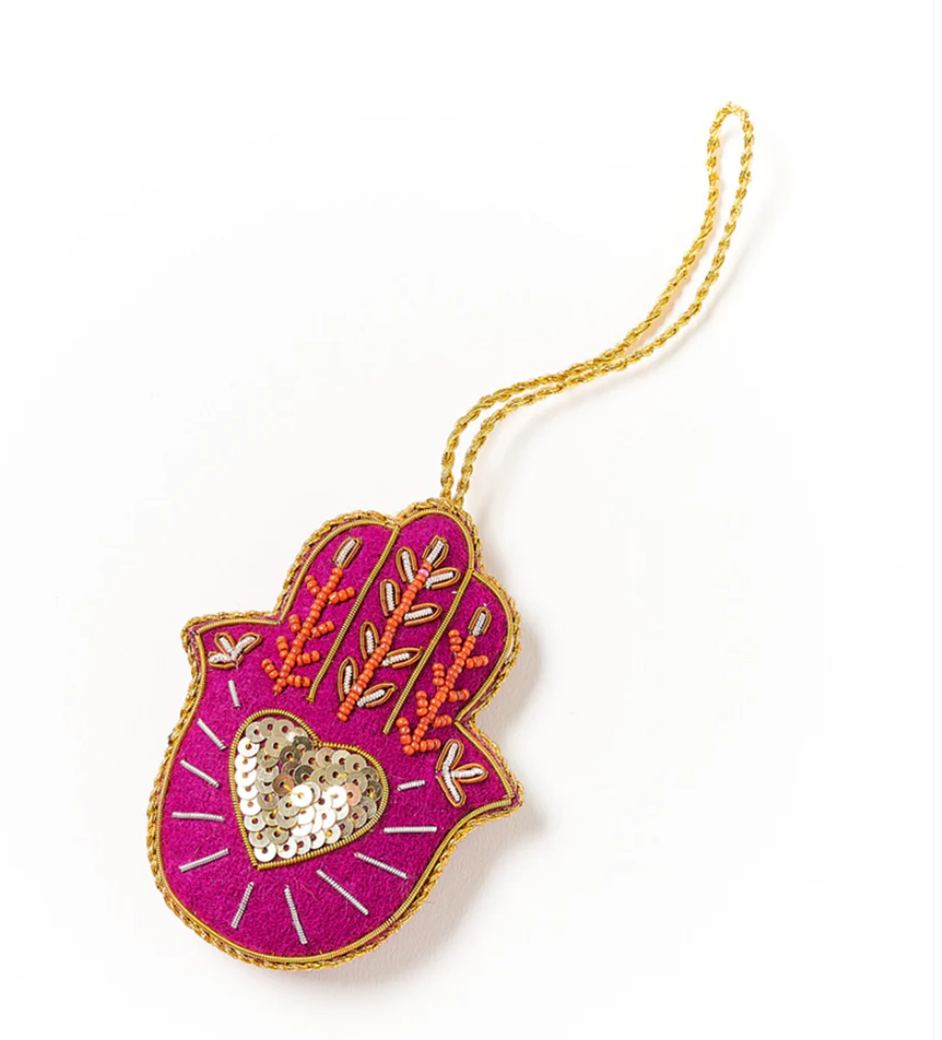 Larissa Plush Beaded Felt Ornaments - 14 Styles