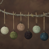 Crystalized Glass Ornament - 6 Colors