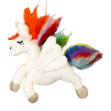 Wild Unicorn Felt Ornament