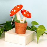 Mushroom Felt Ornaments - 5 Styles