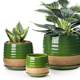 Ceramic Planters - 3 Sizes/2 Colors