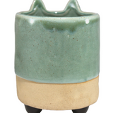 Sage Fox Planter Pot