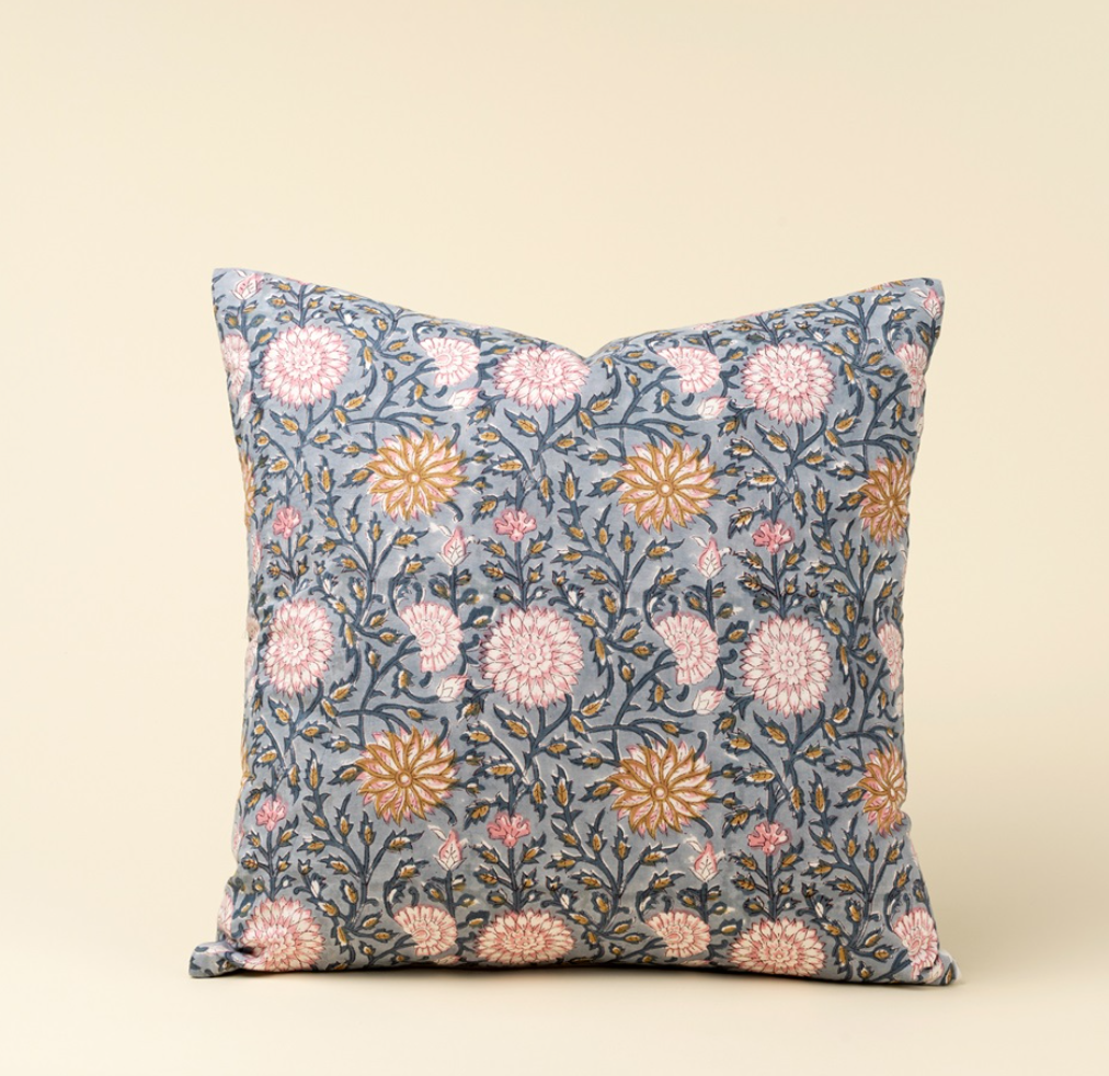 Block Print Pillow Collection - 3 Styles