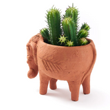 Rakshana Elephant Plant Pot - Terracotta
