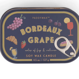 Bordeaux Grape Bistro Tin 4.5 oz Candle