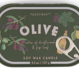 Fig & Olive Bistro Tin 4.5 oz Candle